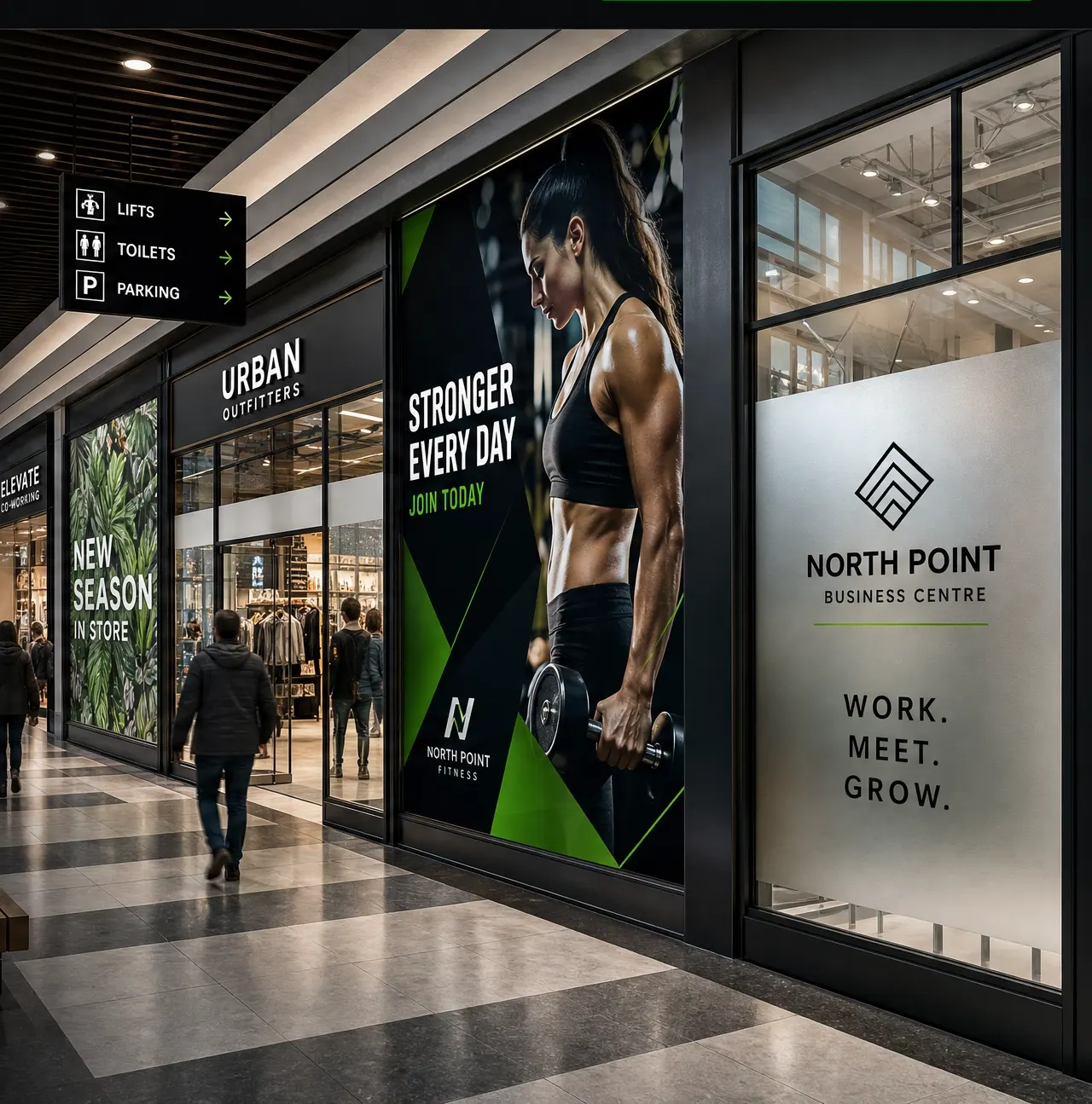 Architectural wraps and interior surface graphics by DigiWrap Signs
